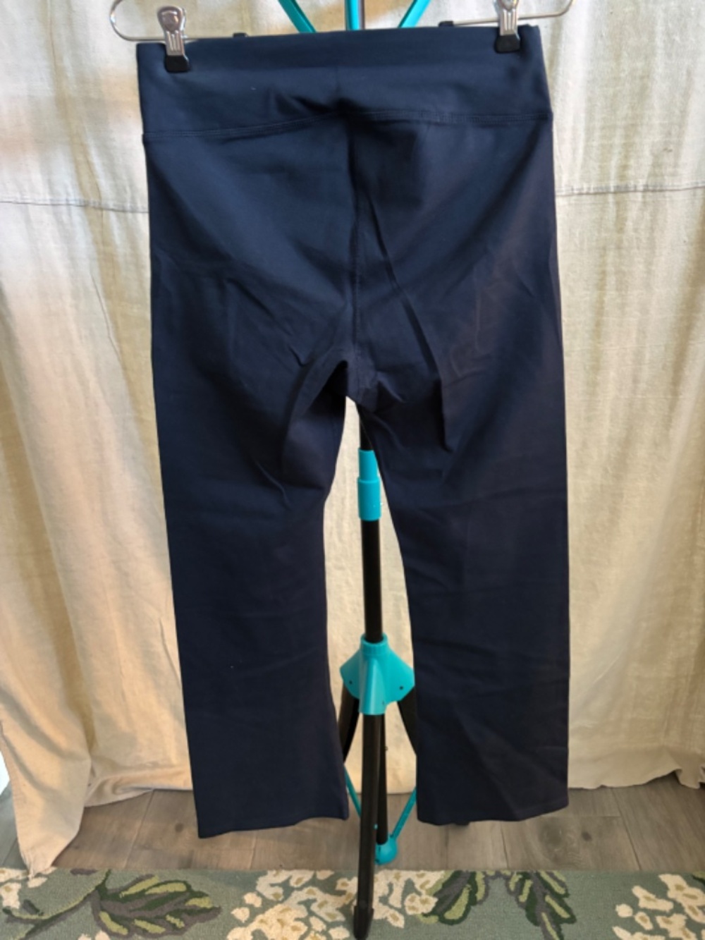Pact Organic Cotton Bootcut Leggings- Midnight Blue- Medium - Picture 3 of 5